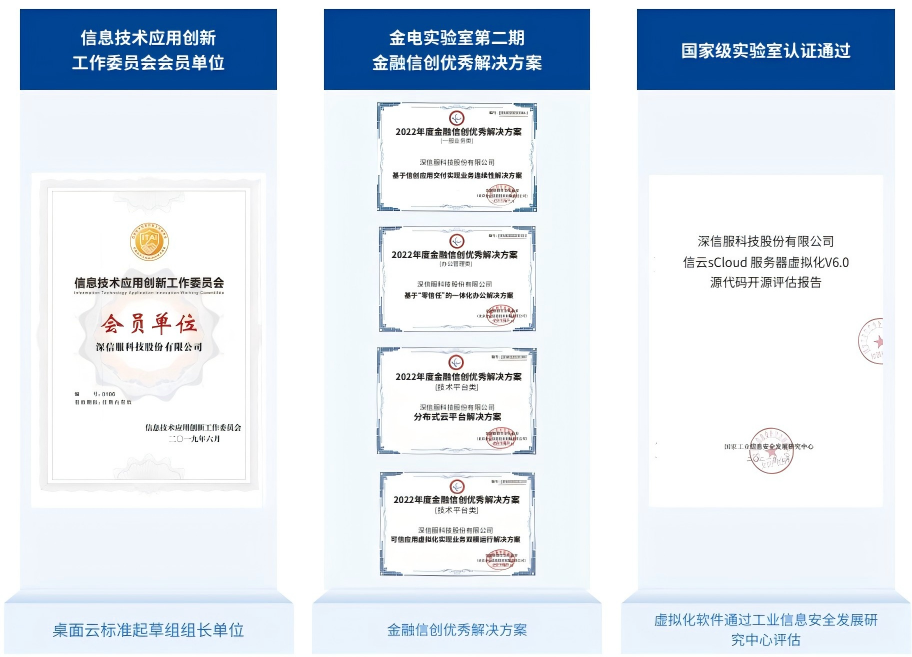 深信服超融合实力认可