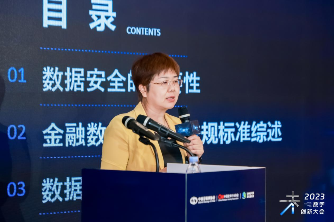 中国人民银行金融信息中心信息安全部主任袁慧萍演讲