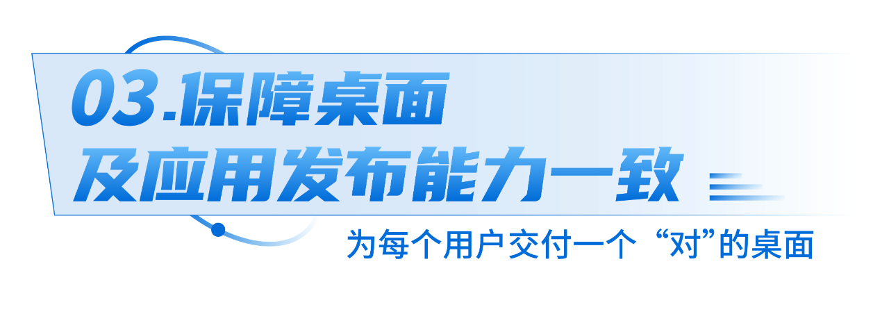 03.保障桌面及应用发布能力一致