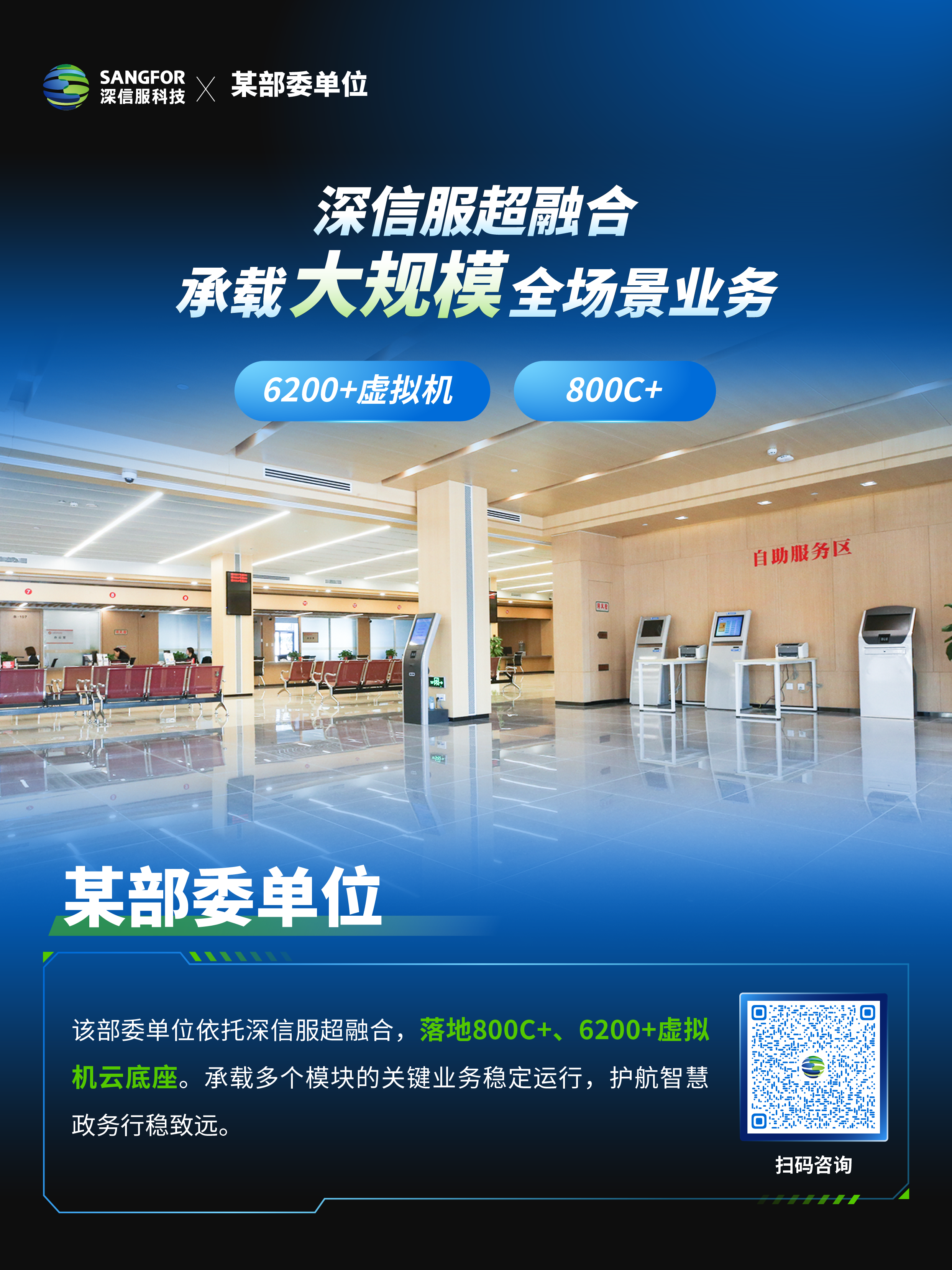 某部委单位部署深信服超融合