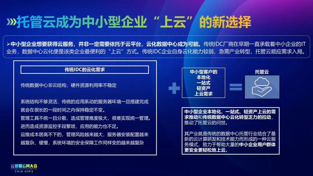 托管云成为中小企业上云的新选择