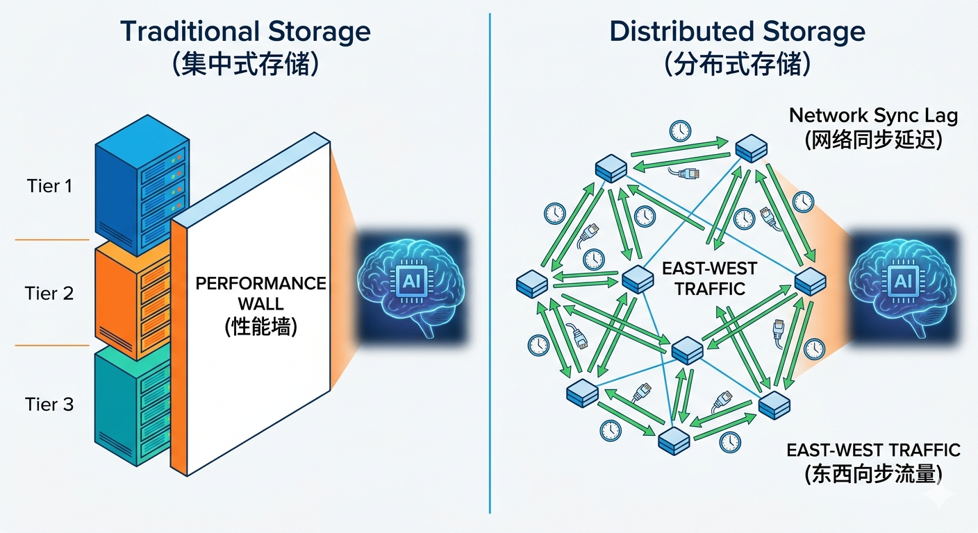 传统存储和分布式存储