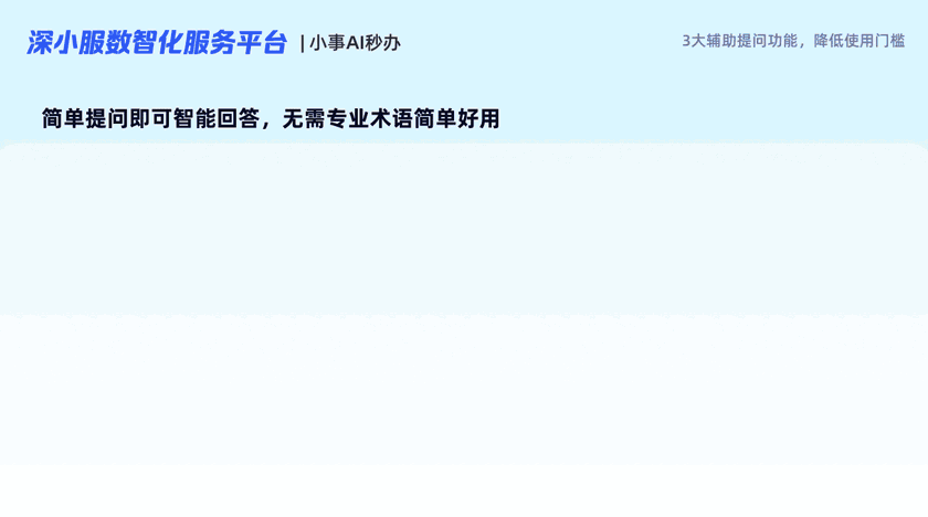 小事,AI秒办